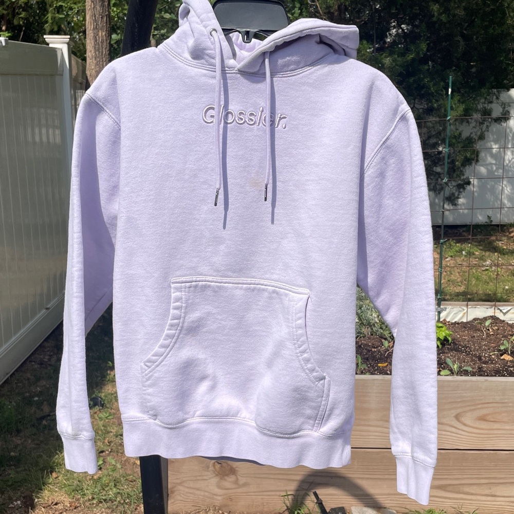 Glossier x Olivia Rodrigo Limited Edition Purple Lilac Hoodie Sweatshirt